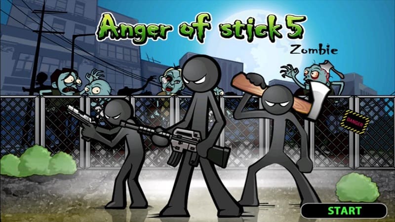 Anger of Stick 5 Zombie mod